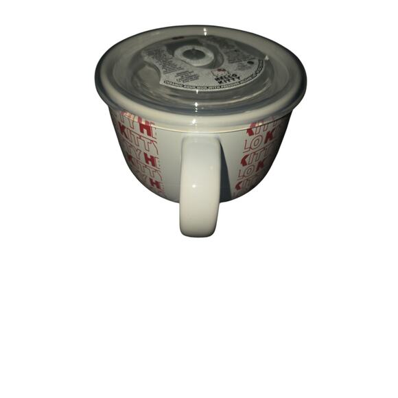 New Hello Kitty Sanrio Soup Mug Gift Pressure Release Lid 24 Oz - Picture 7 of 7